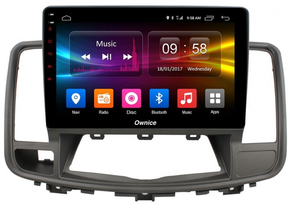 Магнитола для Nissan Teana 2008-2013 (монохром экран) - Carmedia OL-1669 Android 10, 8-ядер, SIM-слот (CarPlay)