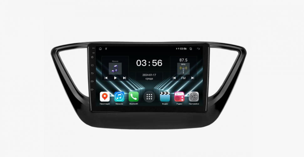 Штатная магнитола FarCar для Hyundai Solaris на Android  (DX766M) (CarPlay)
