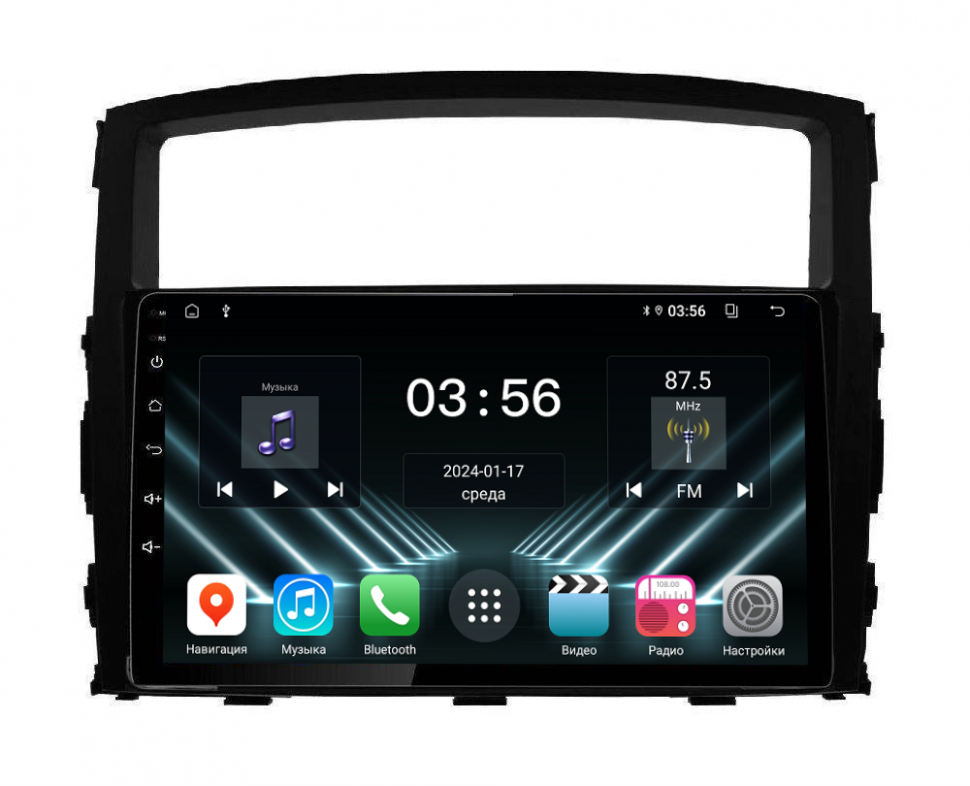 Штатная магнитола FarCar для Mitsubishi Pajero на Android  (DX1009M) (CarPlay)