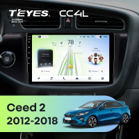 Штатная магнитола для Kia Ceed 2 JD (2012-2018) (матовая) - Teyes CC4L на Android 14, 8-ядер, 6ГБ-64ГБ, SIM-слот