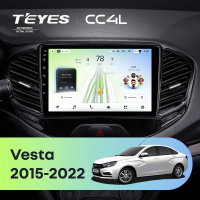 Штатная магнитола для Lada Vesta Cross Sport (2015-2022) F1 - Teyes CC4L на Android 14, 8-ядер, 6ГБ-64ГБ, SIM-слот