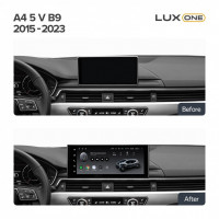 Штатная магнитола Teyes LUX ONE 6/128 Audi A4 B9 (2015-2023)