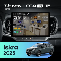 Штатная магнитола для LADA Iskra SW Cross (2025-2026) (Экран 11") - Teyes CC4 Pro на Android 13, 8-ядер, 12ГБ-256ГБ, SIM-слот