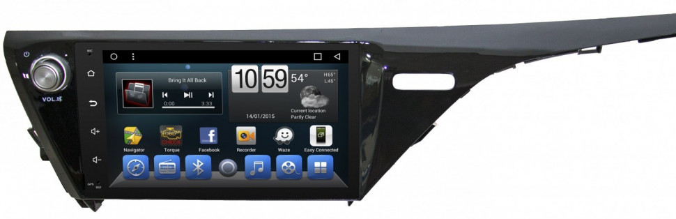 Магнитола для Toyota Camry 2018-2020 (без JBL) - Carmedia KR-1124-T8 на Android 9, 8-ЯДЕР и 2ГБ-32ГБ (CarPlay)