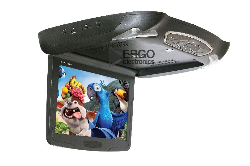 Автомобильный потолочный LCD монитор 11.1" со встроенным DVD плеером ERGO ER11D