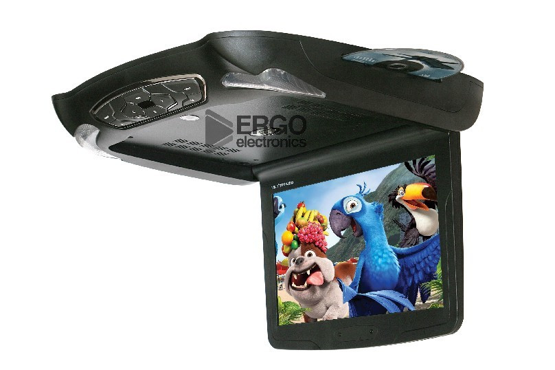 Автомобильный потолочный LCD монитор 11.1" со встроенным DVD плеером ERGO ER11D