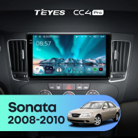 Штатная магнитола для Hyundai Sonata NF (2008-2010) (Экран 9,5") - Teyes CC4 Pro на Android 13, 8-ядер, 8ГБ-128ГБ, SIM-слот