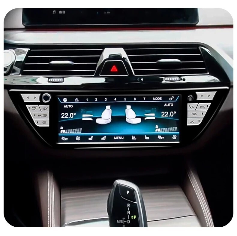 Сенсорная панель климата BMW X4 G02 2017-2023 - Carmedia ZF-2025-G02 c LCD (ЖК) экраном 8.8" (CarPlay)