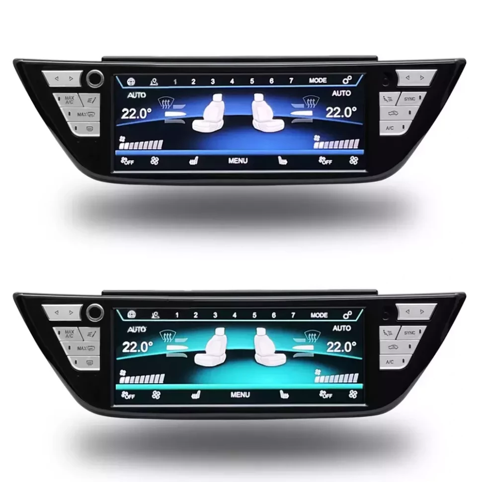 Сенсорная панель климата BMW X4 G02 2017-2023 - Carmedia ZF-2025-G02 c LCD (ЖК) экраном 8.8" (CarPlay)