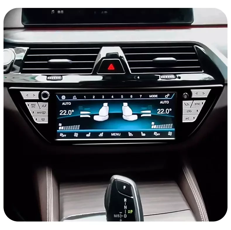 Сенсорная панель климата BMW X4 G02 2017-2023 - Carmedia ZF-2025-G02 c LCD (ЖК) экраном 8.8" (CarPlay)