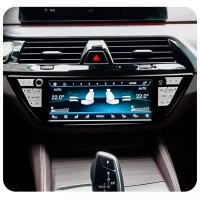 Сенсорная панель климата BMW X4 G02 2017-2023 - Carmedia ZF-2025-G02 c LCD (ЖК) экраном 8.8" (CarPlay)