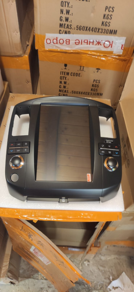 Магнитола для Nissan Pathfinder R51 2008-2012  - Carmedia NH-N1010 монитор 12.1" на Android 10, 4/64Гб, CarPlay, 4G SIM-слот