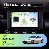 Штатная магнитола для Toyota GR 86 ZN8 GT 86 ZN6 (2012-2021) - Teyes CC4L на Android 14, 8-ядер, 6ГБ-64ГБ, SIM-слот