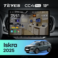 Штатная магнитола для LADA Iskra SW Cross (2025-2026) (Экран 13") - Teyes CC4 Pro на Android 13, 8-ядер, 12ГБ-256ГБ, SIM-слот
