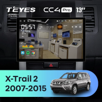 Штатная магнитола для Nissan X-Trail T31 (2007-2015) (Экран 13") - Teyes CC4 Pro на Android 13, 8-ядер, 8ГБ-128ГБ, SIM-слот