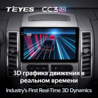 Штатная магнитола Teyes CC3 2K 4/64 Ford Edge 1 U387 (2006-2010)