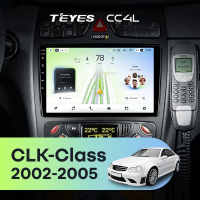 Штатная магнитола для Mercedes-Benz CLK-Class C209 A209 (2002-2005) F2 - Teyes CC4L на Android 14, 8-ядер, 6ГБ-64ГБ, SIM-слот
