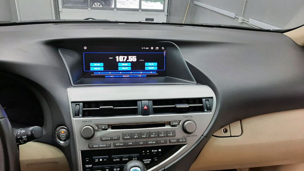 Монитор Android 10,25" для Lexus RX 2009-2012 RDL-LEX-RX 10,25 монохром 09-12