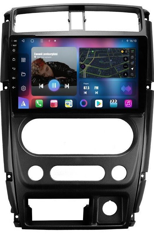 Магнитола для Suzuki Jimny 2005-2018 - FarCar 3059M Android 12, 8-ядер, QLED, Carplay, SIM-слот (CarPlay)