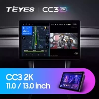 Магнитола для UAZ Patriot 2016+ (поддержка кнопок руля) - Teyes CC3-2K монитор 13", QLED+2K, Android 10, ТОП процессор, 4G SIM-слот, CarPlay (CarPlay)