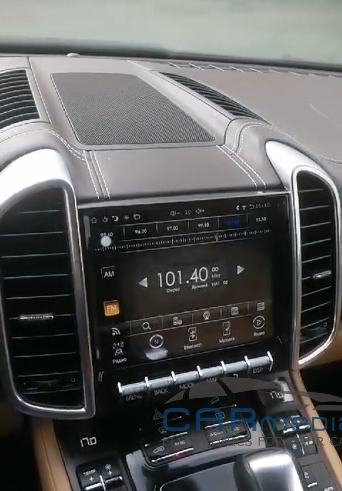 Магнитола для Porsche Cayenne 958 2011-2017 - Carmedia ZF-8006F на Android 10, 8Гб+256Гб, 4G SIM-слот, CarPlay