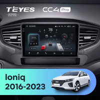 Штатная магнитола для Hyundai Ioniq AE (2016-2023) (Экран 9,5") - Teyes CC4 Pro на Android 13, 8-ядер, 12ГБ-256ГБ, SIM-слот