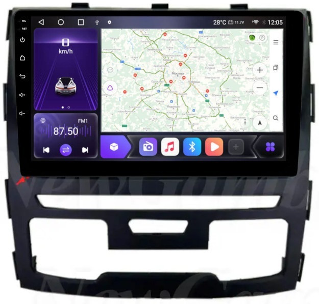 Магнитола для Haval H9 2015-2022 - Carmedia EW-1802 Android 10, 8-ядер, SIM-слот (только с установкой в Москве) (CarPlay)