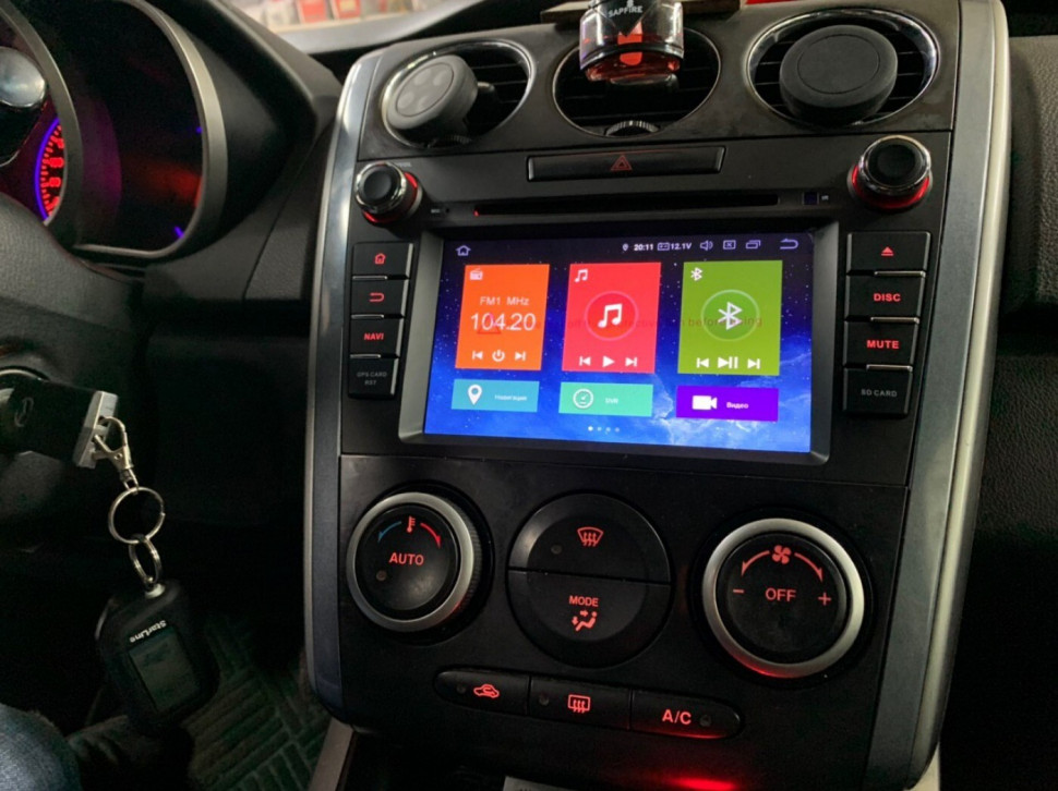 Магнитола для Mazda CX-7 2006-2012 - Carmedia MKD-7007-P6 на Android 10, 6-ТУРБО ядер, 4ГБ-64ГБ (CarPlay)
