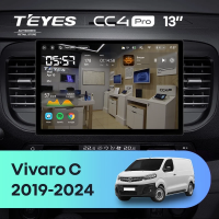 Штатная магнитола для Opel Vivaro C (2019-2024) (Экран 13") - Teyes CC4 Pro на Android 13, 8-ядер, 12ГБ-256ГБ, SIM-слот