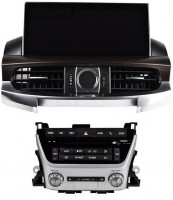 Магнитола Toyota Land Cruiser 200 2016-2021 (без отдельного экрана климата) - Carmedia DAFT-2769-S10 "ЛК300/Лексус-стиль" монитор 12.3" на Android 10, 6ГБ+128ГБ, SIM-слот (CarPlay)
