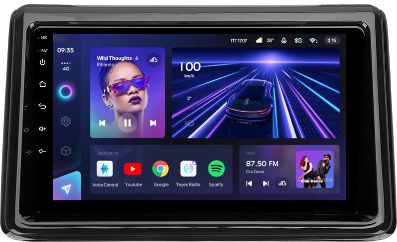 Магнитола для Toyota Noah 3, Voxy 3, Esqire 2014-2021 - Teyes CC3 Android 10, ТОП процессор, 4/32 Гб, CarPlay, SIM-слот (CarPlay)