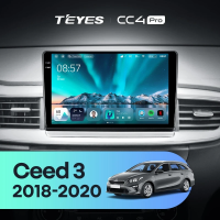 Штатная магнитола для Kia Ceed 3 CD (2018-2020) (Экран 9,5") - Teyes CC4 Pro на Android 13, 8-ядер, 12ГБ-256ГБ, SIM-слот
