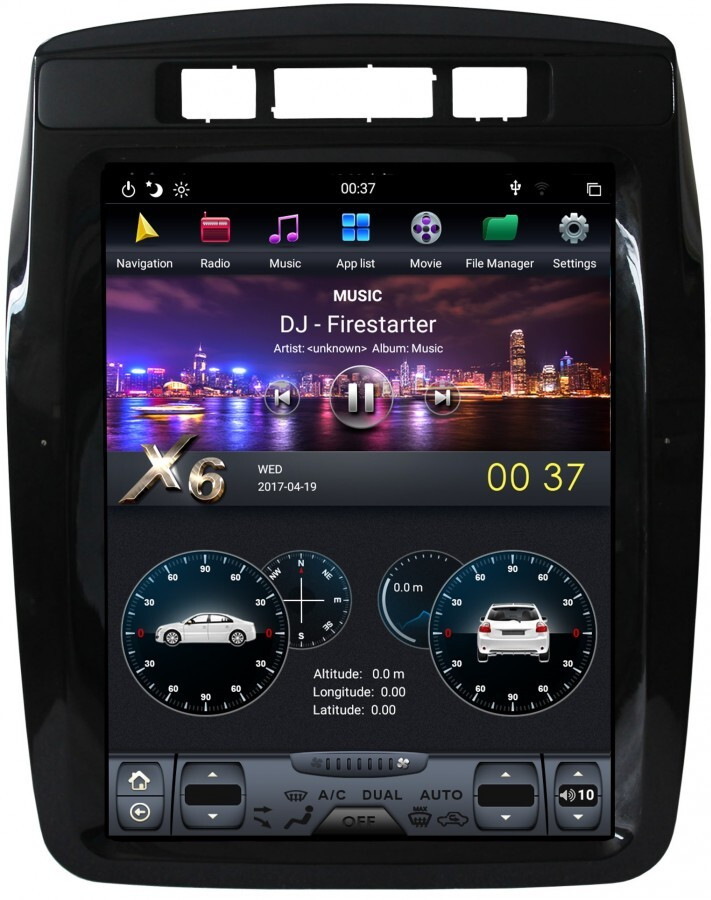 Магнитола для VW Touareg 2010-2018 (RCD550) - Carmedia ZF-1108-DSP ("Тесла-Стиль") на Android 9, 6-ТУРБО ядер, 4ГБ-64ГБ (CarPlay)