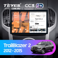 Штатная магнитола Teyes CC3 2K 6/128 Chevrolet TrailBlazer 2 (2012-2015) (11")