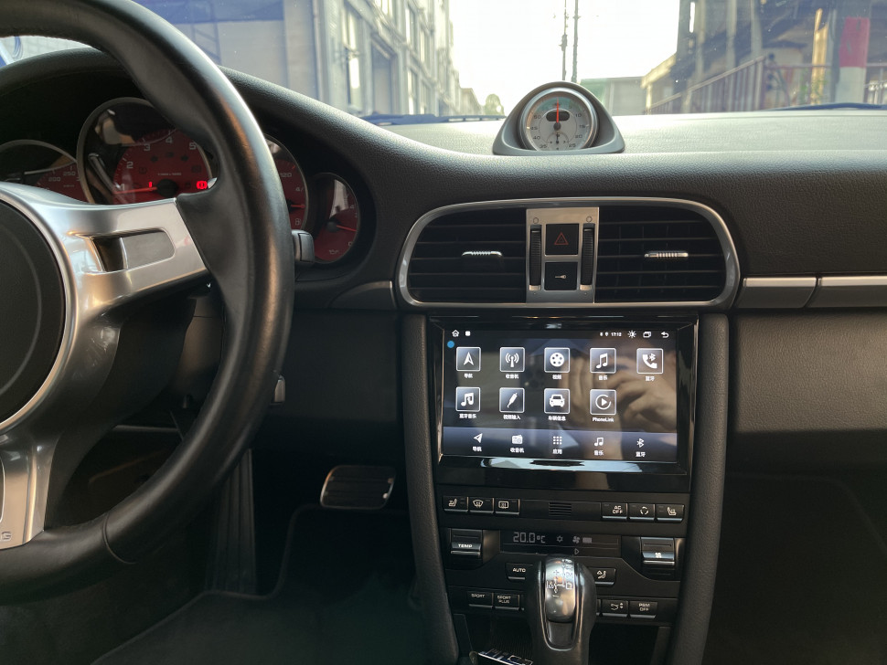 Магнитола для Porsche 911 2004-2013, BOXSTER 987 2004-2012, CAYMAN 2004-2013 - Carmedia SL-P8001 на Android 10, 8Гб+128Гб, 4G SIM-слот