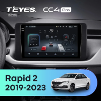 Штатная магнитола для Skoda Rapid 2 (2019-2023) (Экран 10,36") - Teyes CC4 Pro на Android 13, 8-ядер, 12ГБ-256ГБ, SIM-слот