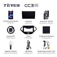 Штатная магнитола Teyes CC3 2K 4/64 Ford Figo (2015-2018)