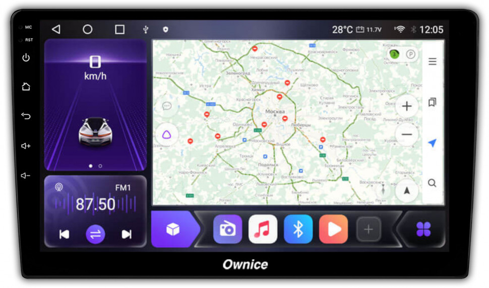 Магнитола для Citroen Jumper, Fiat Ducato, Peugeot Boxer 2006-2022 - Carmedia SF-9990 Android 10, 8-ядер, SIM-слот (CarPlay)