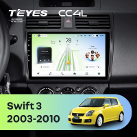 Штатная магнитола для Suzuki Swift 3 (2003-2010) - Teyes CC4L на Android 14, 8-ядер, 6ГБ-64ГБ, SIM-слот