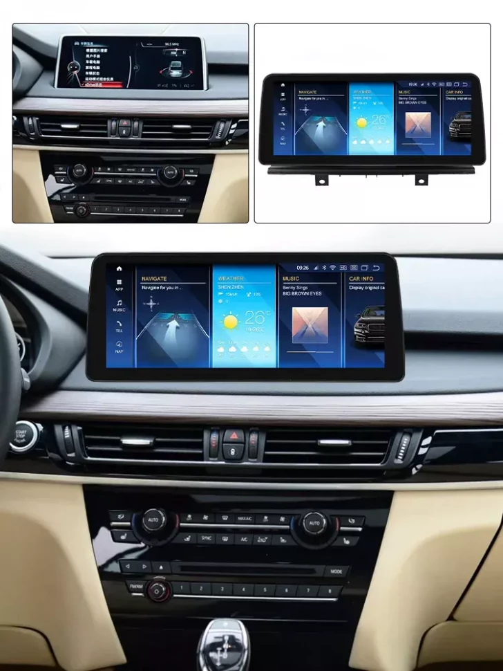 Магнитола BMW X5 (F15), X6 (F16) 2014-2017 NBT - Carmedia MKD монитор 12.3", Android 11, 6Гб+128Гб, CarPlay, 4G SIM-слот (CarPlay)