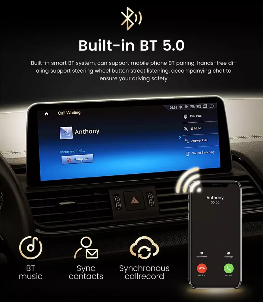 Магнитола BMW X5 (F15), X6 (F16) 2014-2017 NBT - Carmedia MKD монитор 12.3", Android 11, 6Гб+128Гб, CarPlay, 4G SIM-слот (CarPlay)