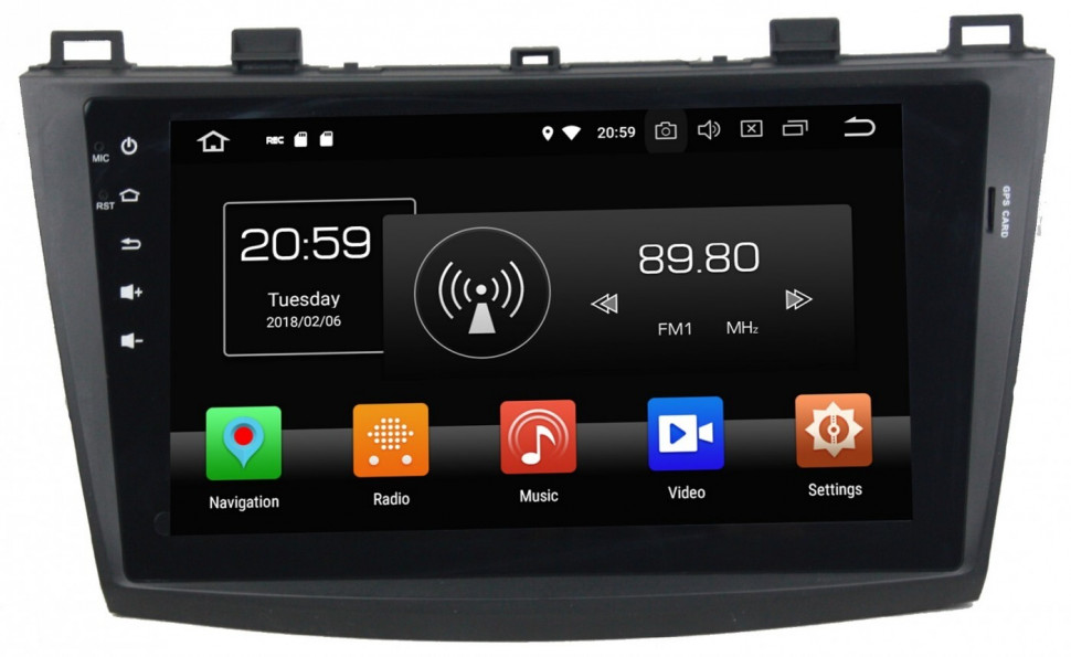 Магнитола для Mazda 3 (BL), Axela (2009-2013) - Carmedia KD-9035-P6 на Android 10, 6-Турбо ядер, 4ГБ-64ГБ (CarPlay)