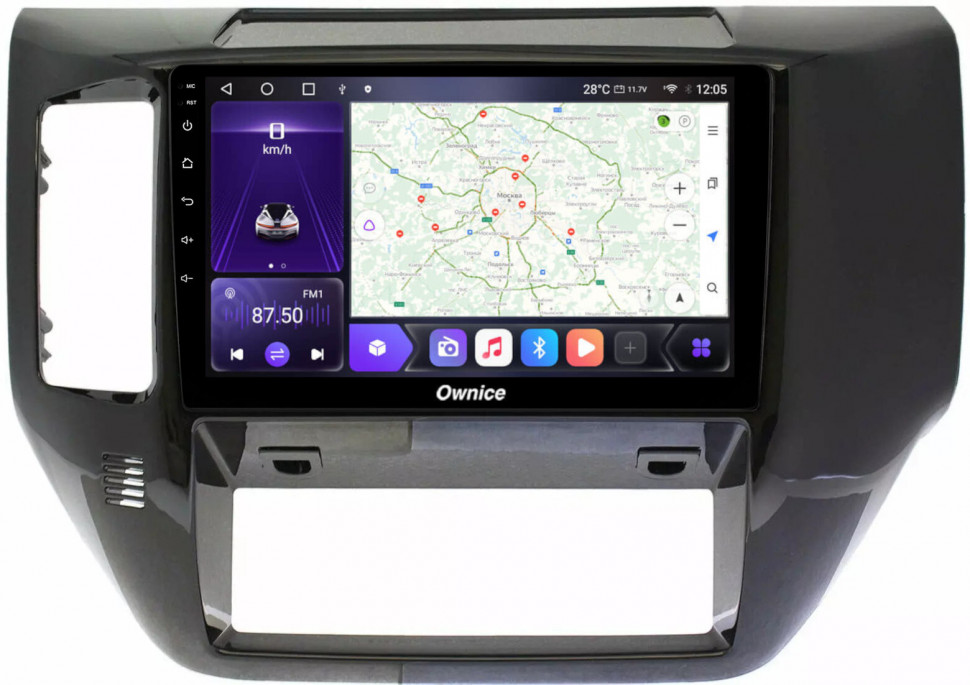Магнитола для Nissan Patrol 2004-2010 - Carmedia SF-9270 QLed, Android 10/12, ТОП процессор, CarPlay, SIM-слот (CarPlay)