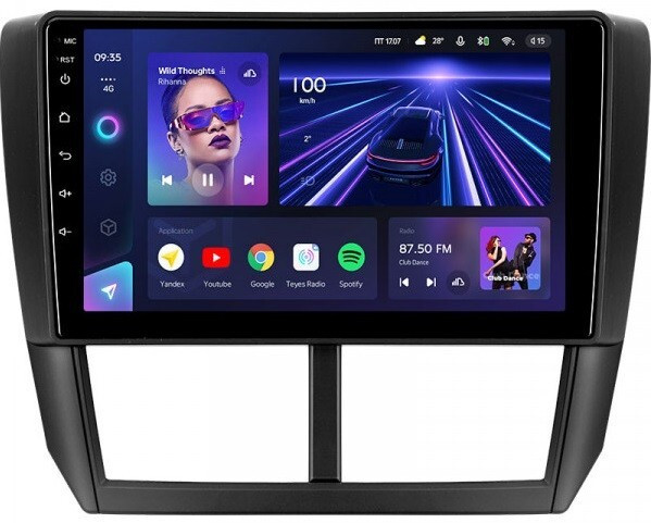Магнитола для Subaru Forester, Impreza 2007-2013 - Teyes CC3 Android 10, ТОП процессор, 4/32 Гб, CarPlay, SIM-слот (CarPlay)