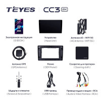 Штатная магнитола Teyes CC3 2K 4/64 Citroen C3-XR (2019-2020) F1