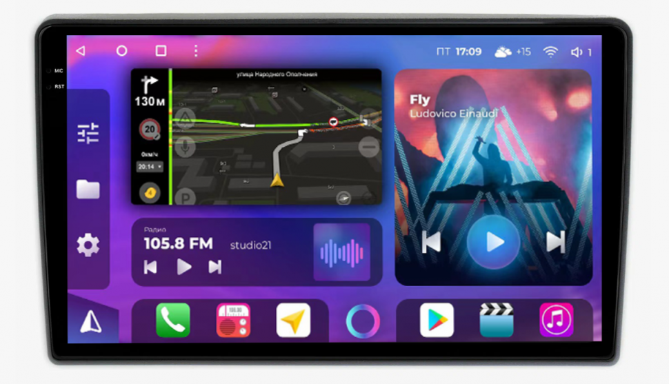 Штатная магнитола FarCar s400 2K 360 для KIA Ceed на Android (BX3033M 360) (CarPlay)