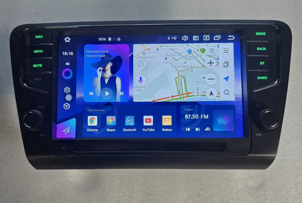 Магнитола для Skoda Octavia A7 2013+ - Carmedia MKD-8035-A7, на Android 14, 4ГБ-64ГБ, CarPlay, 4G SIM-слот