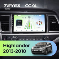Штатная магнитола для Toyota Highlander 3 XU50 (2013-2018) - Teyes CC4L на Android 14, 8-ядер, 6ГБ-64ГБ, SIM-слот