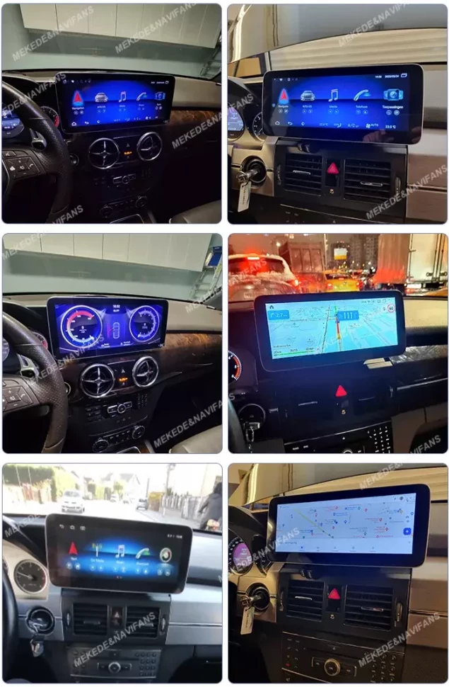 Магнитола Mercedes-Benz GLK 2008-2012 NTG 4.0 - Carmedia MKD монитор 12.5", Android 11, 6Гб+128Гб, CarPlay, SIM-слот (CarPlay)