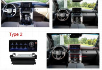 Магнитола + DVD привод для Toyota Land Cruiser 300 2021+ (штатный экран 8") - Carmedia KP-T1210DVD монитор 12.3", Android 10, 6+128Гб, CarPlay, SIM-слот (только с установкой в Москве) (CarPlay)